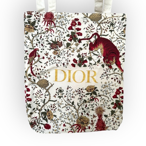 CHRISTIAN DIOR 2023 Tiger Pattern Japan Exclusive Tote Book bag, NEW - Picture 3 of 7
